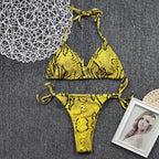 Yellow Snake Pattern