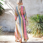 Rayon Printed One-piece Swimwear