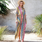 Rayon Printed One-piece Swimwear