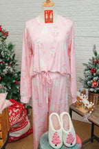 Pink Christmas Nutcracker Pajama Set