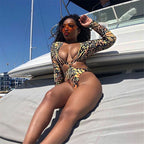 One-Piece Long One-piece Swimwear