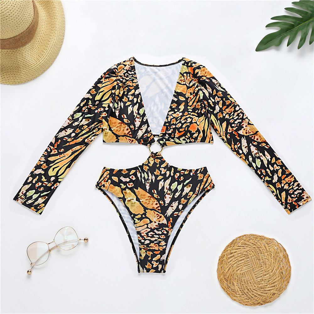 One-Piece Long One-piece Swimwear