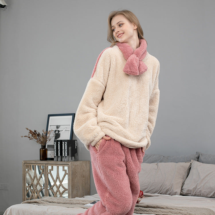 Coral Velvet Pajamas Lingerie