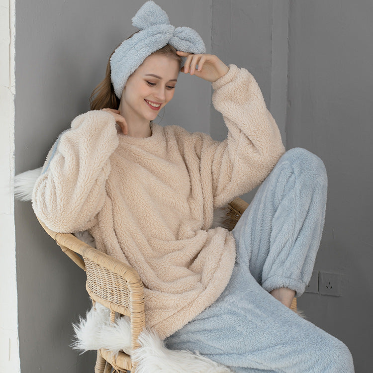 Coral Velvet Pajamas Lingerie