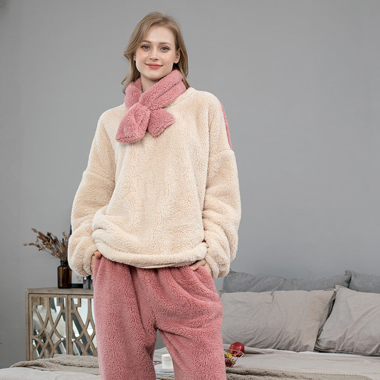 Coral Velvet Pajamas Lingerie