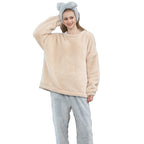 Coral Velvet Pajamas Lingerie