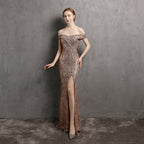 Women's Fairy Dream Party Evening Dress Long Slim Fit Bridal