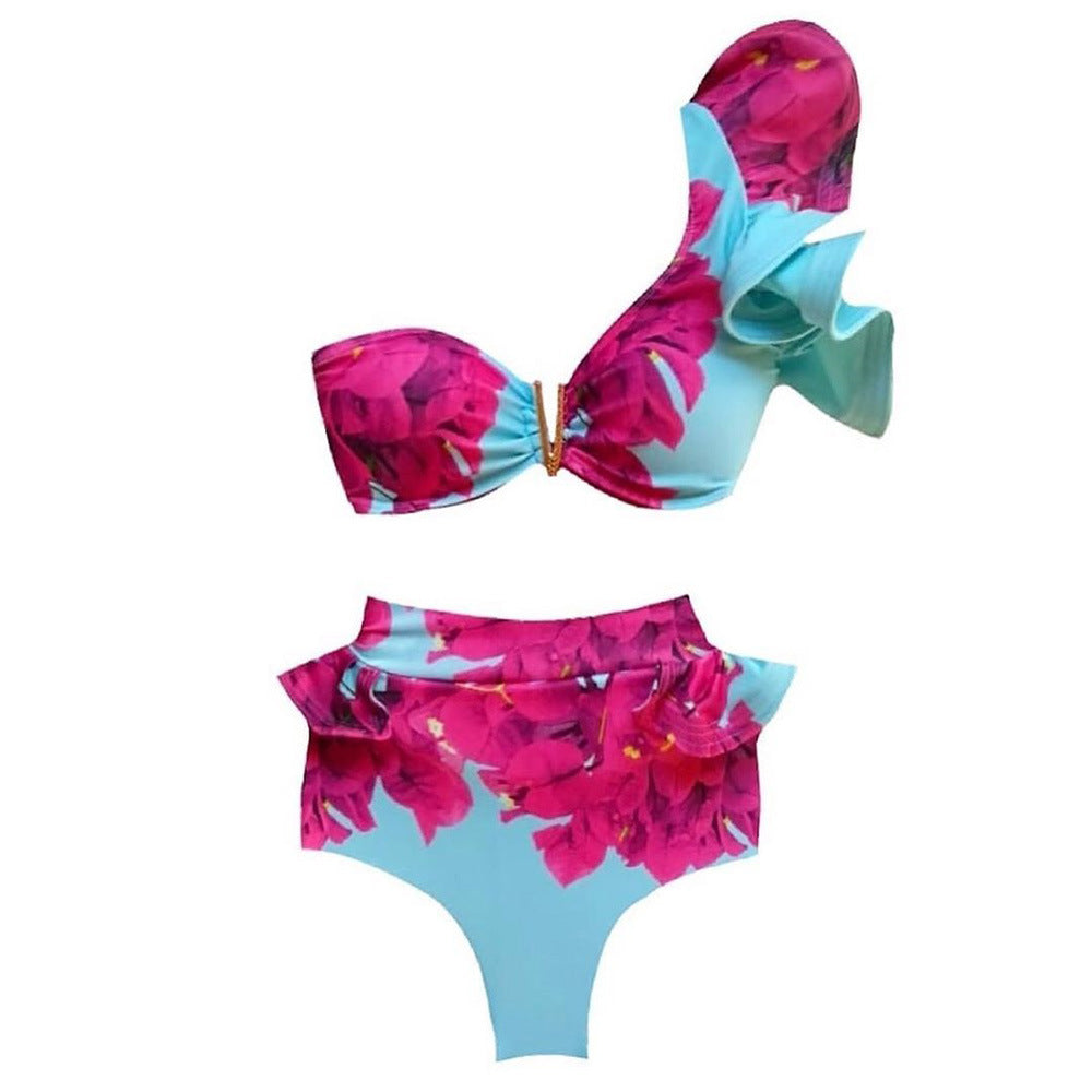 Split One-piece Swimwear