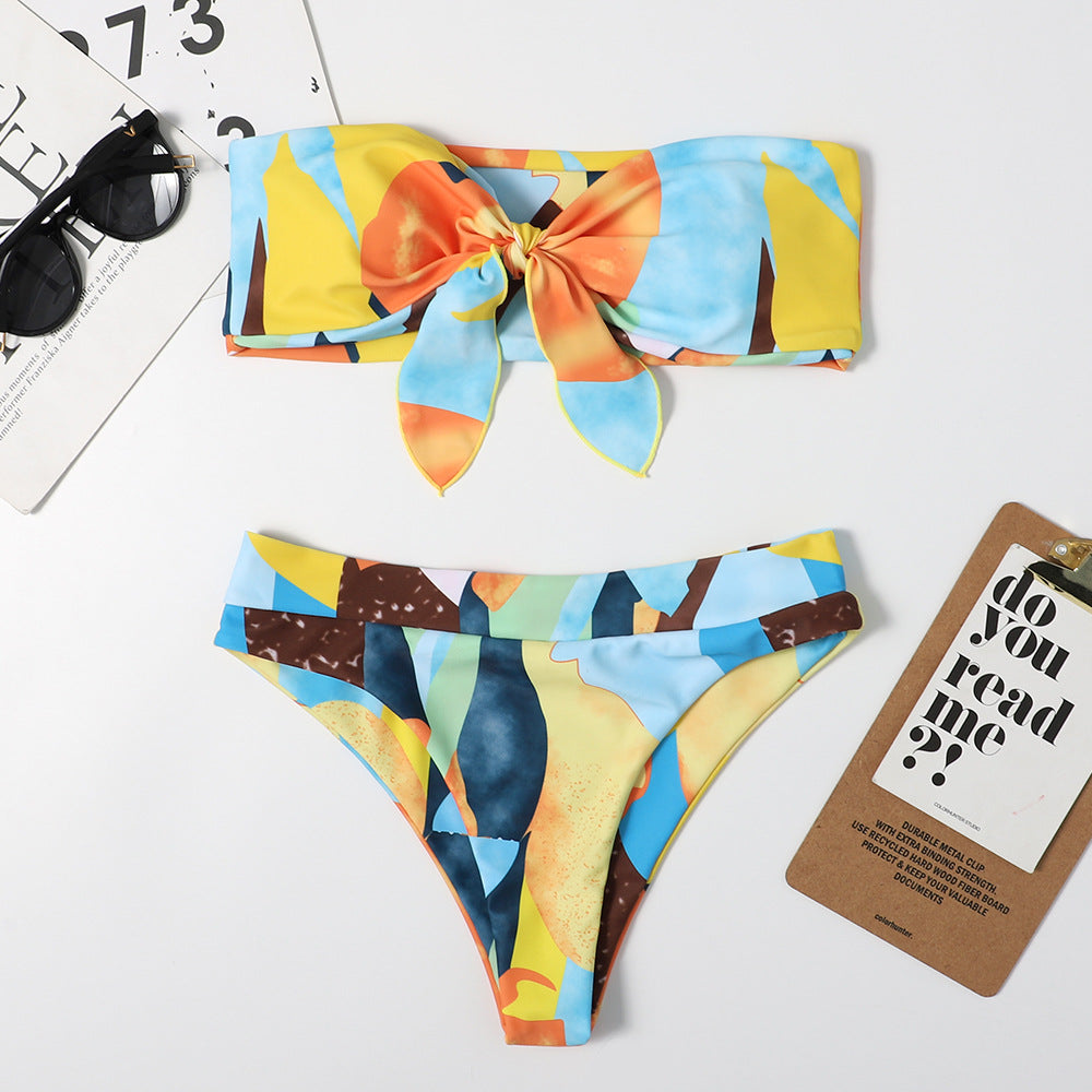 Duplex Printing Bikini Swimwear