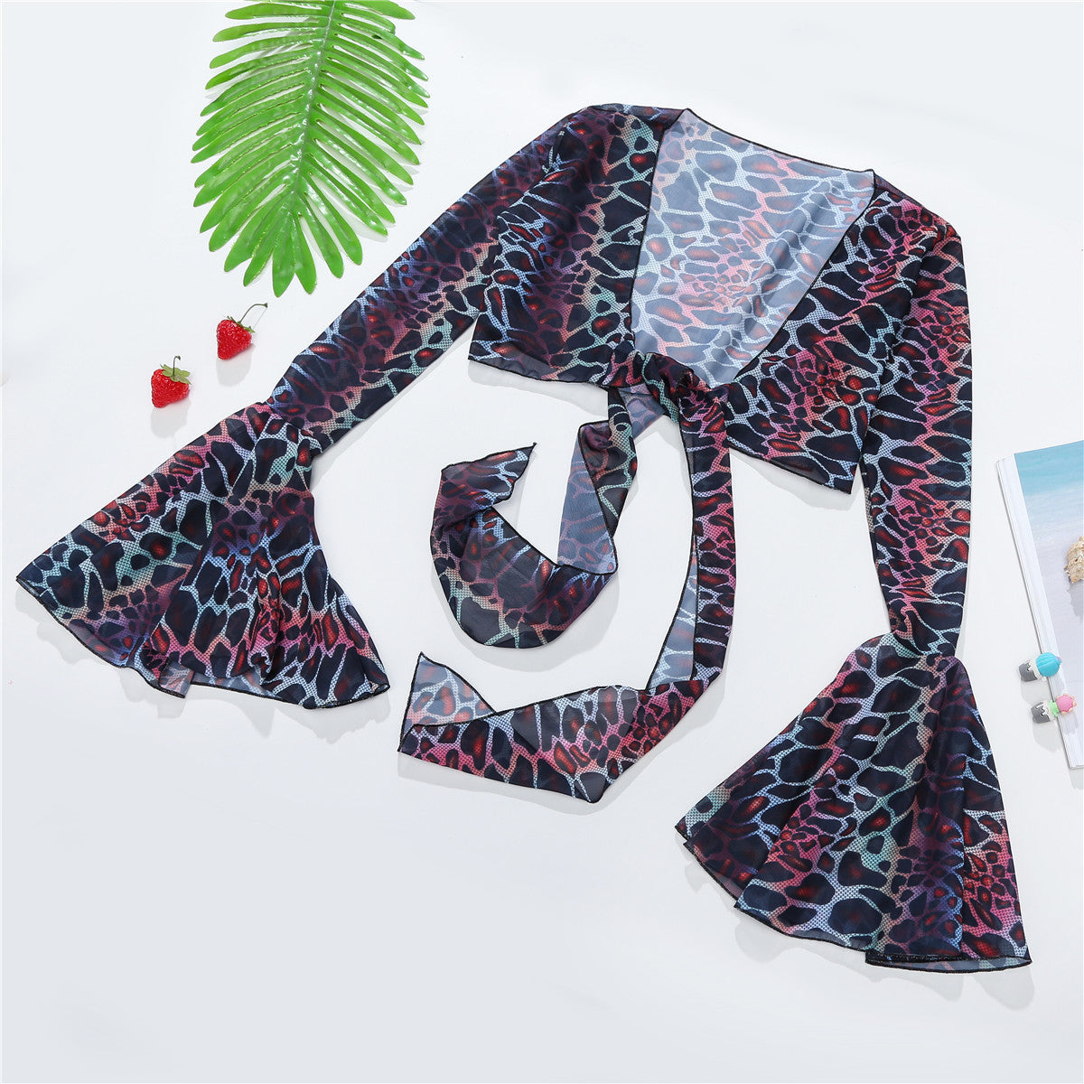 Blouse Banded One-piece Swimwear