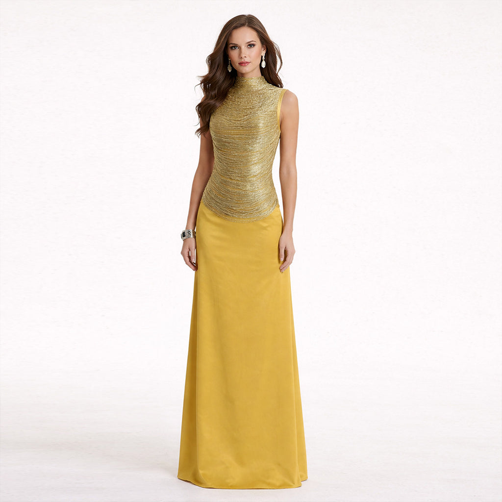 Tassel sleeveless top and midi skirt set