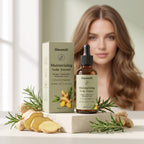 Ginger rosemary peptide scalp care solution