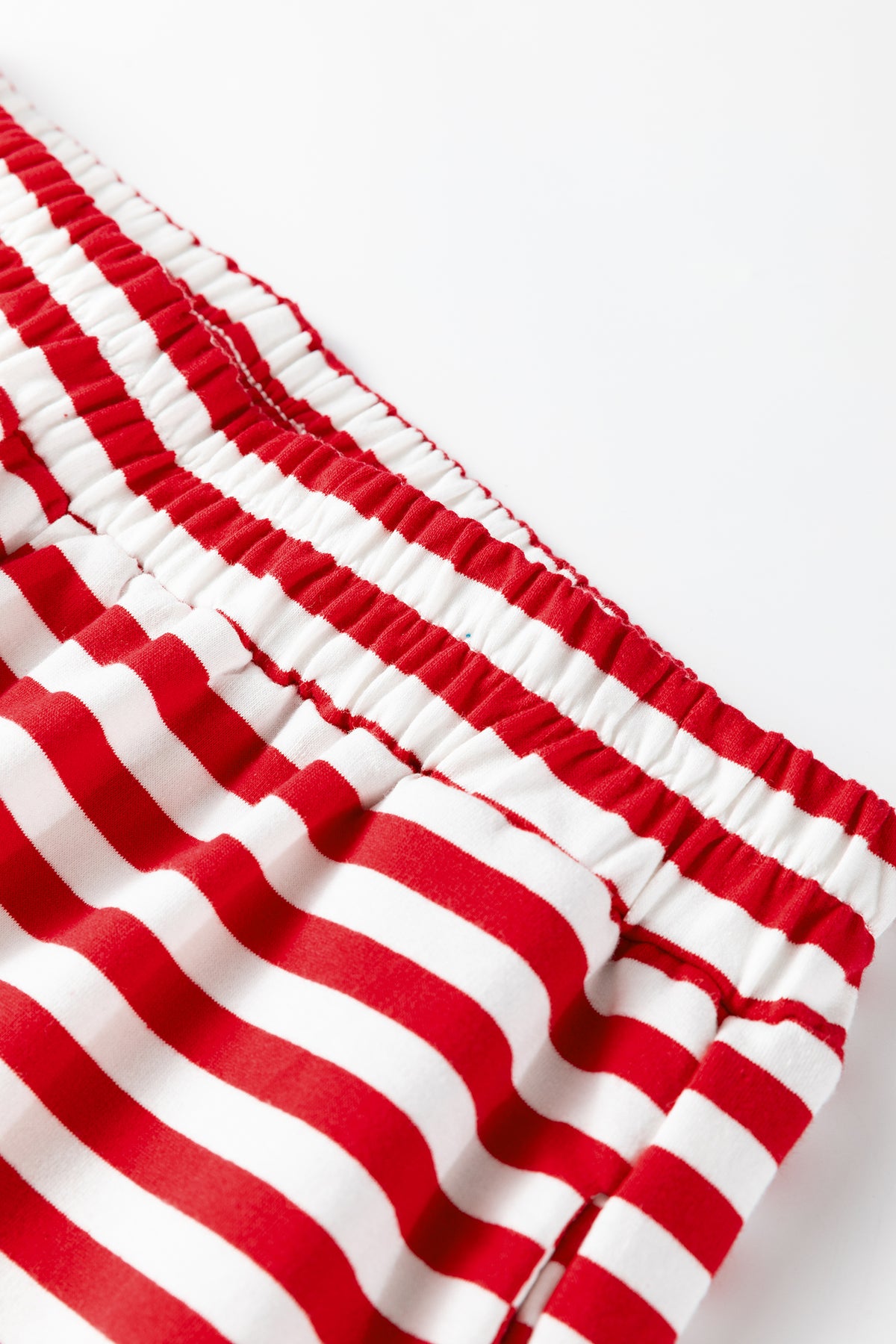 Red Stripe Long-Sleeve Pajama Set