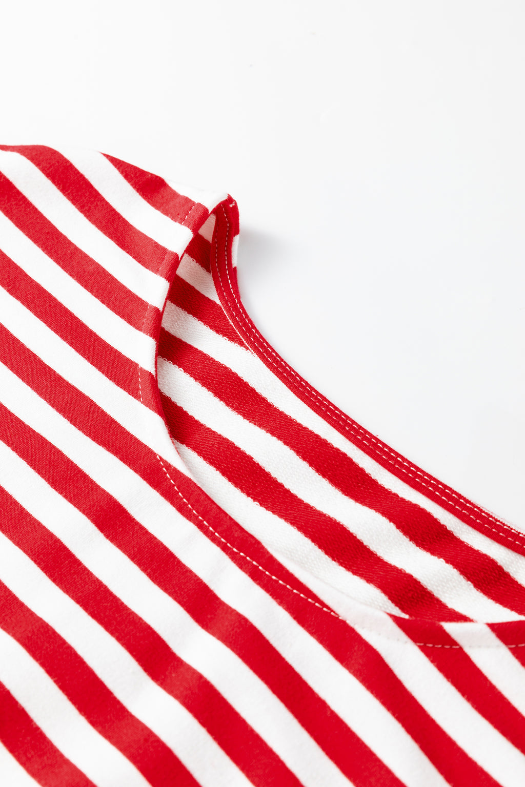 Red Stripe Long-Sleeve Pajama Set