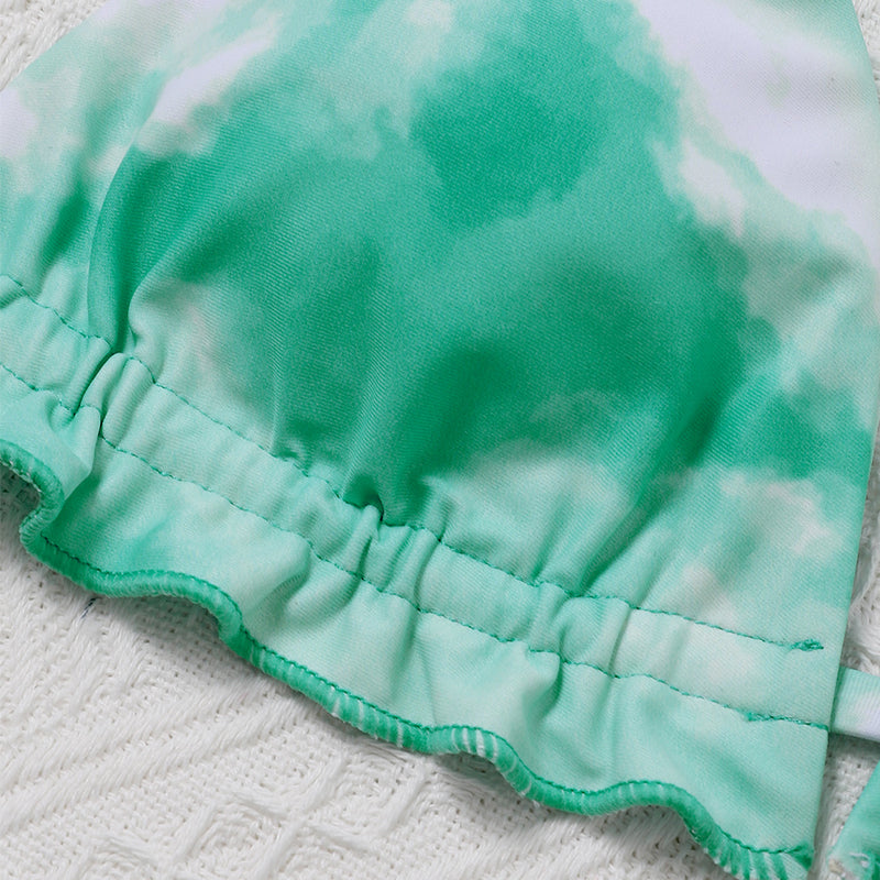 Skirted Tie One-piece Swimwear