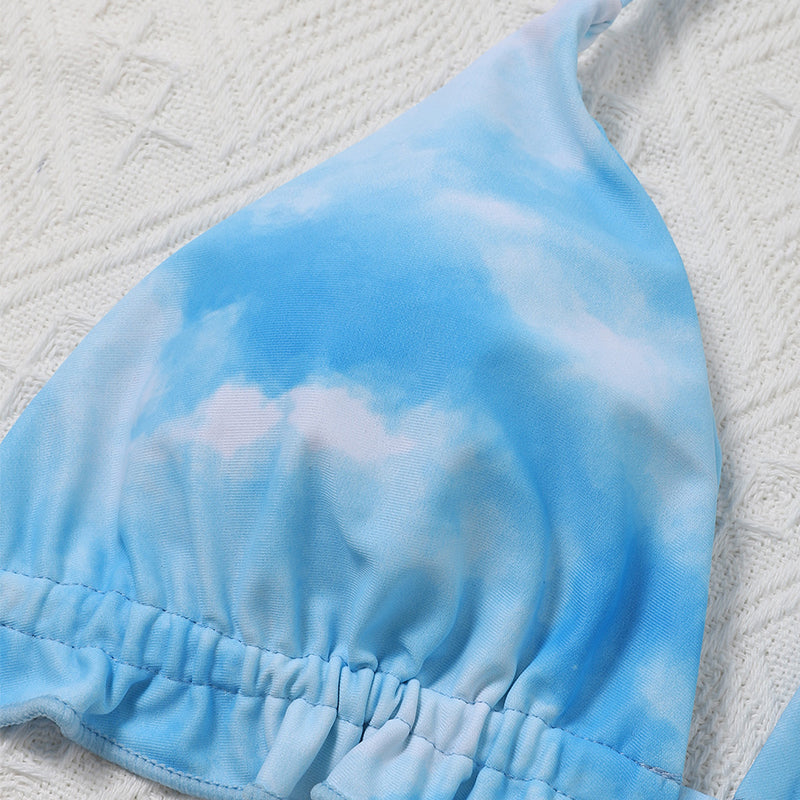 Skirted Tie One-piece Swimwear