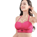 Women's pink heated breast massager