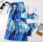 Bandeau Color Bikini Swimwear