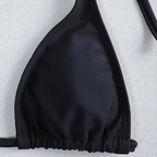 Black Pieces Bikini Swimwear