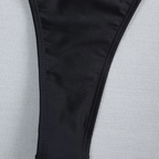 Black Pieces Bikini Swimwear