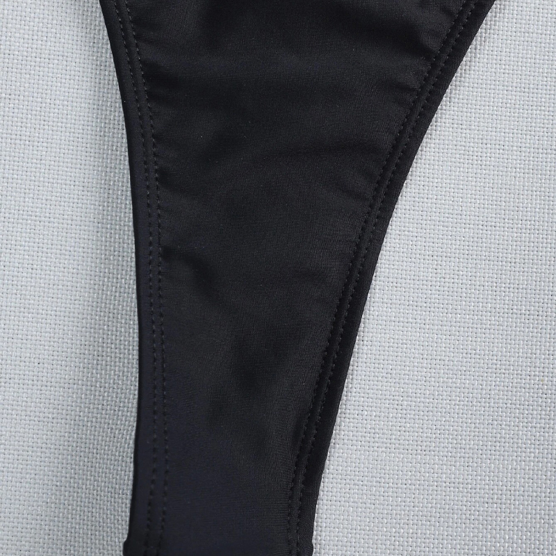 Black Pieces Bikini Swimwear