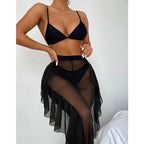 Pieces Ruffle One-piece Swimwear