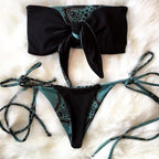 Retro Printed Bikini Swimwear