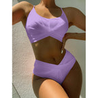 Neon Green One-piece Swimwear
