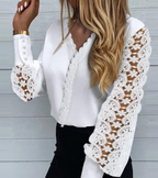 Women's New Full Width Love Long Sleeved Cardigan Bishop Sleeves Top