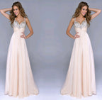 Popular Evening Chiffon Sequin Sling Dress
