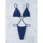 Blue Swimming Bra Lingerie