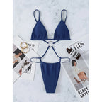 Blue Swimming Bra Lingerie