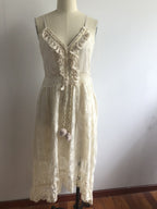 Lace Spaghetti-Strap Maxi Dress