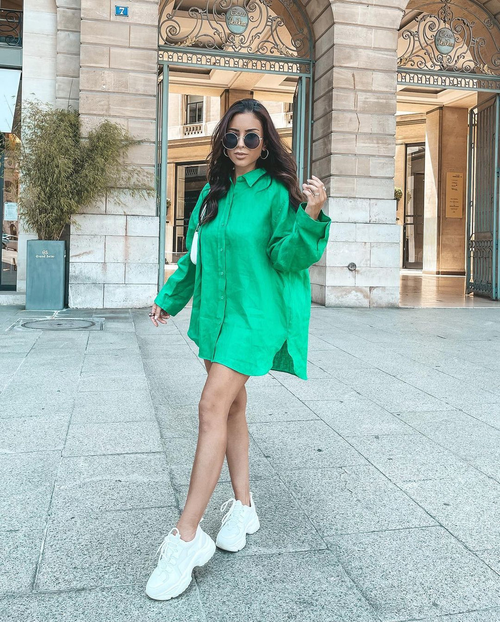 Women's Fashion Beauty Loose Single-Breasted Shirt Fall Women Clothing New Oversize Large Casual Shirt