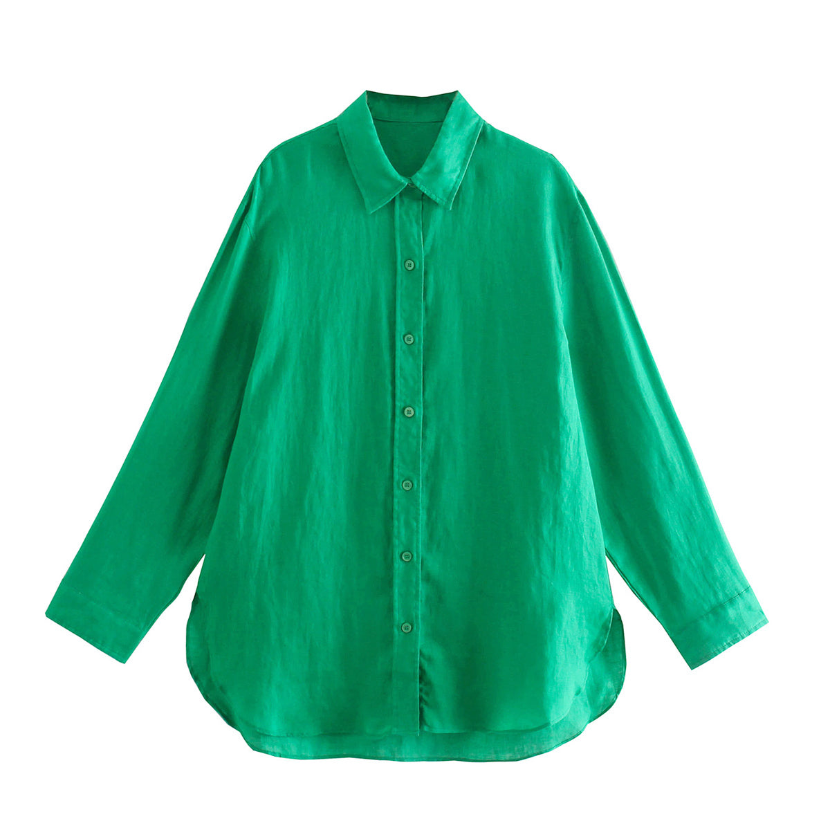 Women's Fashion Beauty Loose Single-Breasted Shirt Fall Women Clothing New Oversize Large Casual Shirt
