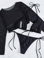 Halter Solid Bikini Swimwear