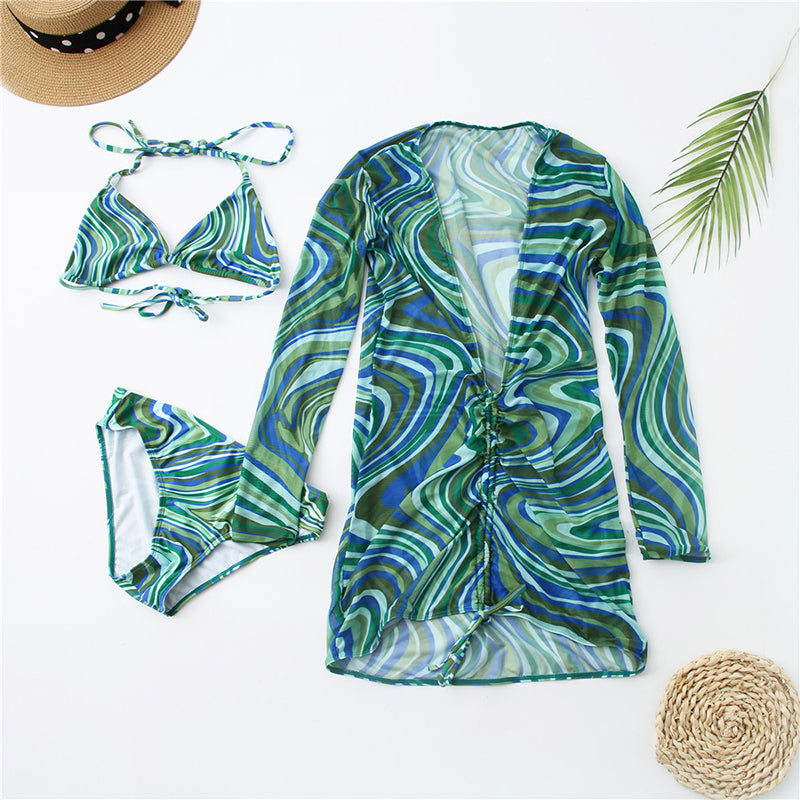 Print One-piece Swimwear