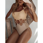 Hollow Out One-piece Swimwear