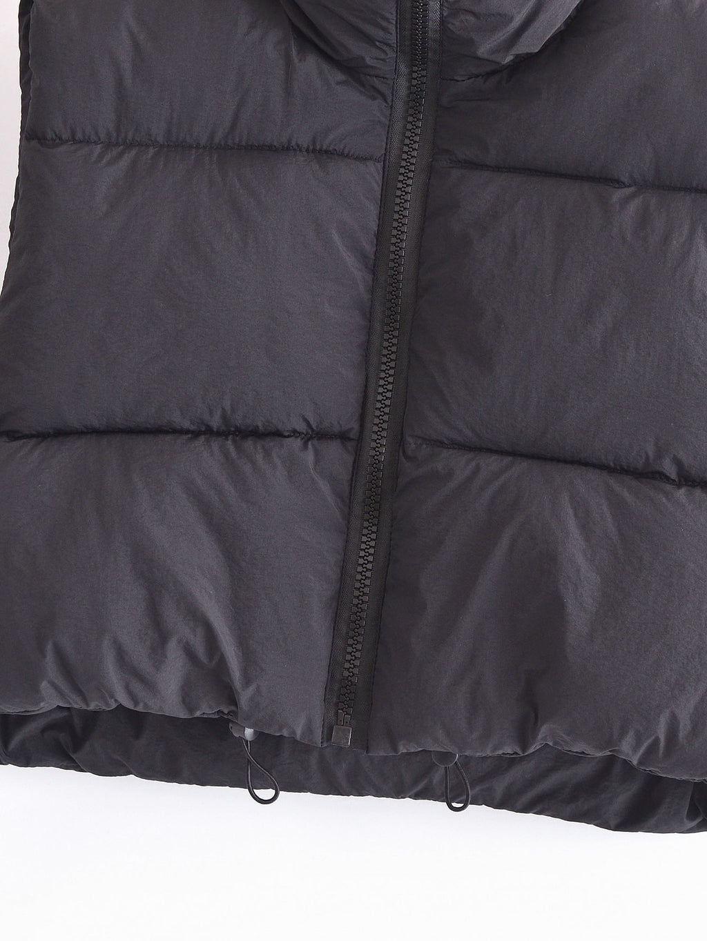 High Collar Zipper Quilted Vest