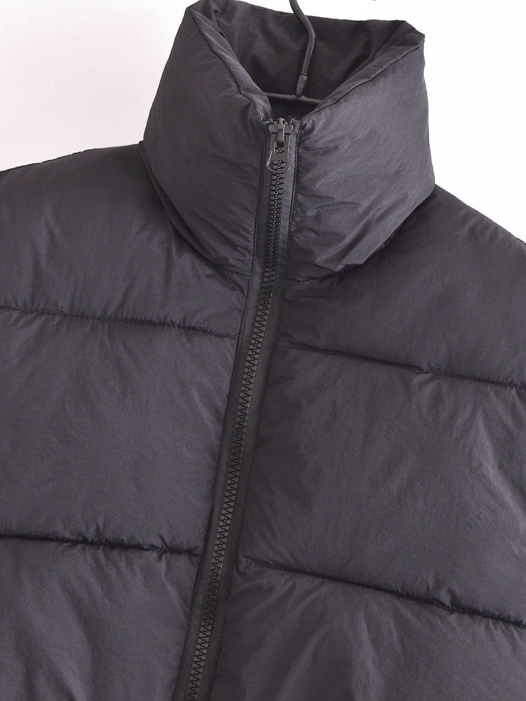 High Collar Zipper Quilted Vest