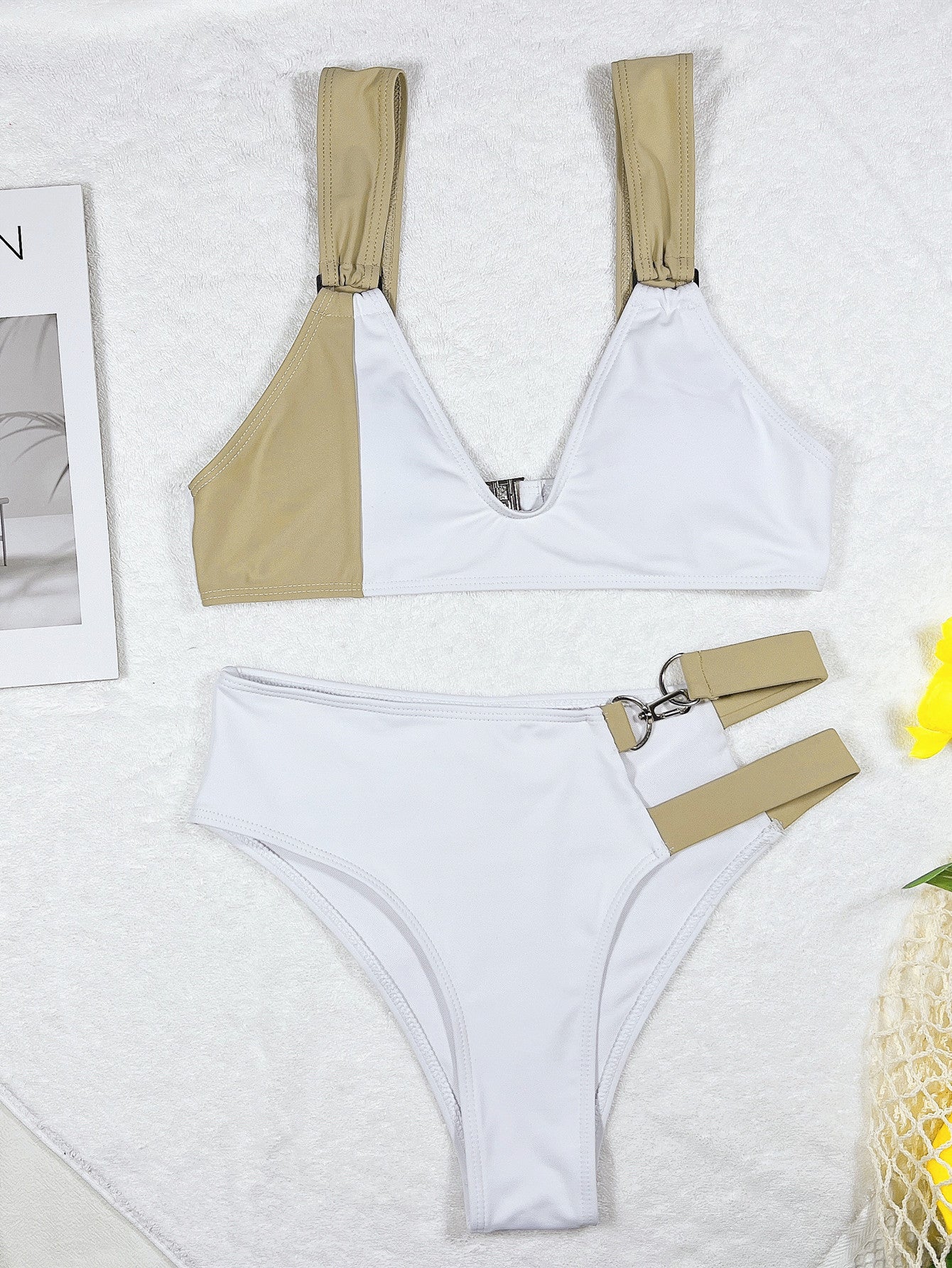 Seperated White Bikini Swimwear