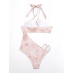 Halter Hollow One-piece Swimwear