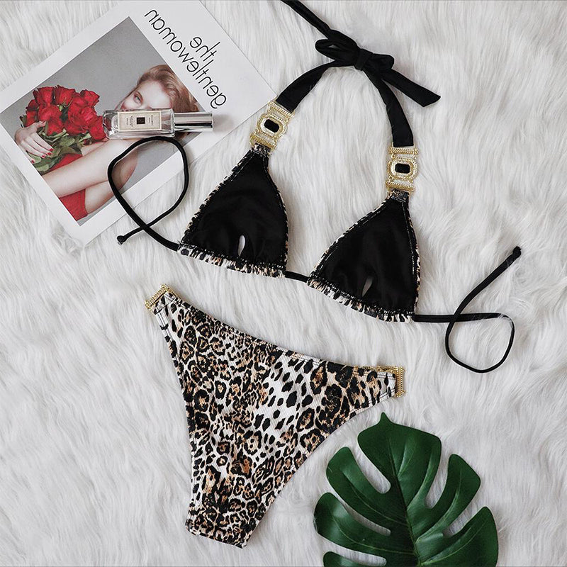 Leopard Print Bikini Swimwear