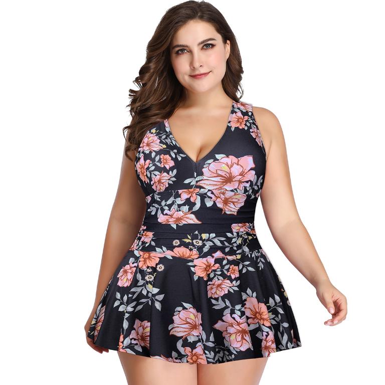 Plus Size One-piece Swimwear