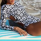 Long Sleeve One-piece Swimwear