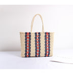 Women's Bag Striped One Shoulder Square Bag