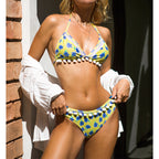 Backless Bikinis One-piece Swimwear