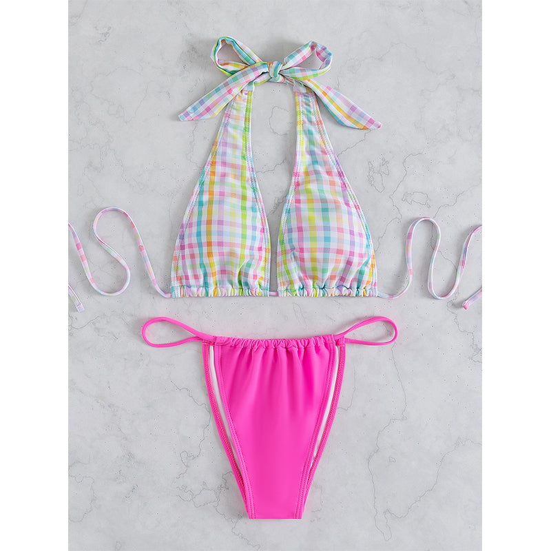 Halter Bikinis One-piece Swimwear