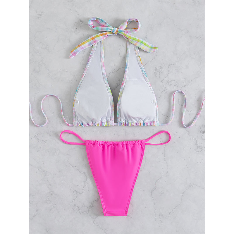 Halter Bikinis One-piece Swimwear