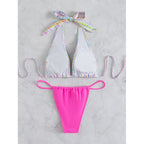 Halter Bikinis One-piece Swimwear